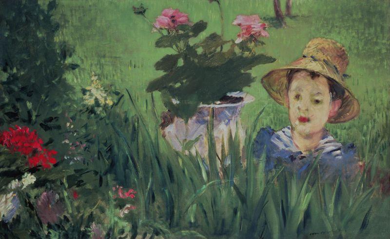 Edouard Manet Boy in Flowers Spain oil painting art